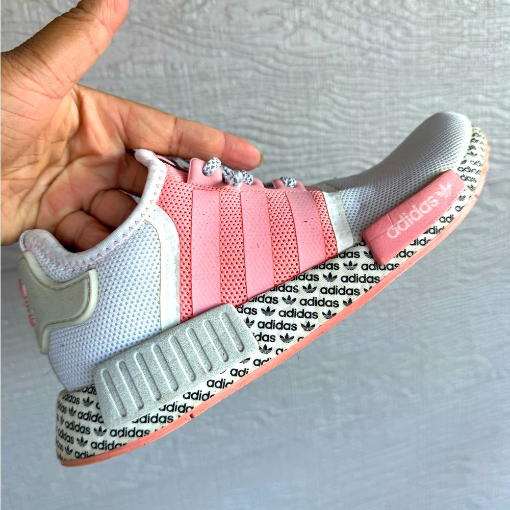 Adidas Women Pink and Gray Sneakers